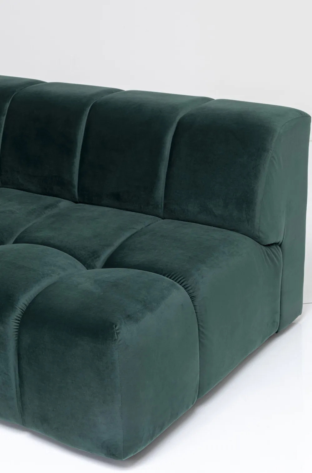 Narożniki*KARE Design Narożnik Belami 265x210 Cm Ciemnozielony Lewy