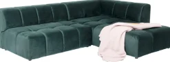Narożniki*KARE Design Narożnik Belami 265x210 Cm Ciemnozielony Prawy