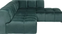 Narożniki*KARE Design Narożnik Belami 265x210 Cm Ciemnozielony Prawy