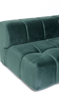 Narożniki*KARE Design Narożnik Belami 265x210 Cm Ciemnozielony Prawy