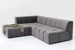 Narożniki*KARE Design Narożnik Belami 265x210 Cm Szary Lewy