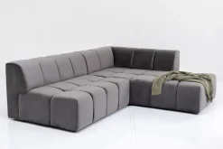 Narożniki*KARE Design Narożnik Belami 265x210 Cm Szary Prawy