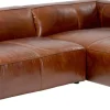Narożniki*KARE Design Narożnik Cubetto 270x170 Cm Brązowy Skóra Naturalna - Prawy