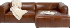 Narożniki*KARE Design Narożnik Cubetto 270x170 Cm Brązowy Skóra Naturalna - Prawy