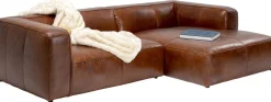 Narożniki*KARE Design Narożnik Cubetto 270x170 Cm Brązowy Skóra Naturalna - Prawy