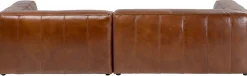 Narożniki*KARE Design Narożnik Cubetto 270x170 Cm Brązowy Skóra Naturalna - Prawy