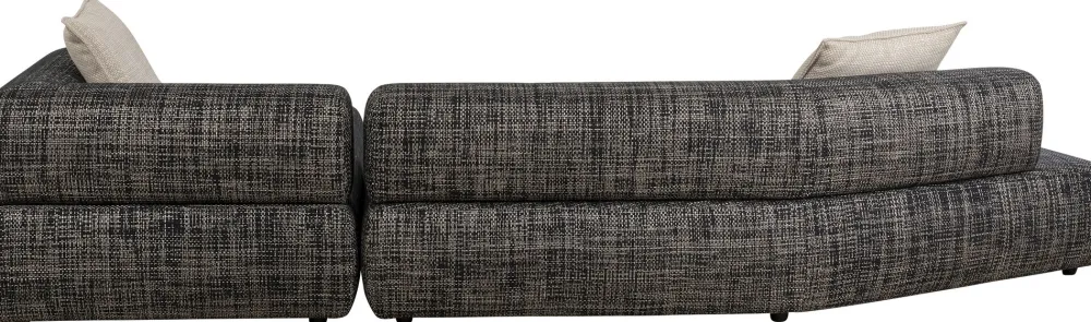 Narożniki*KARE Design Narożnik 2-elementowy Nowoczesny Czarno-biały 334x180 Cm