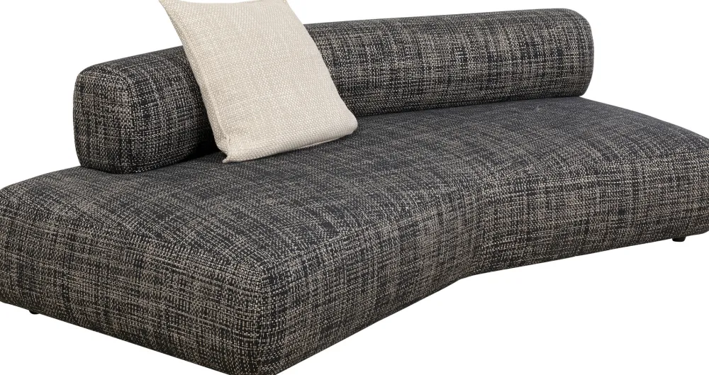 Narożniki*KARE Design Narożnik 2-elementowy Nowoczesny Czarno-biały 334x180 Cm