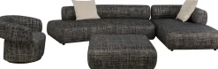 Narożniki*KARE Design Narożnik 2-elementowy Nowoczesny Czarno-biały 334x180 Cm
