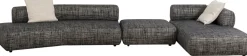 Narożniki*KARE Design Narożnik 2-elementowy Nowoczesny Czarno-biały 334x180 Cm