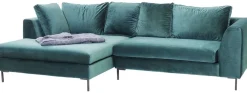 Narożniki*KARE Design Narożnik Gianna 290x167 Cm Zielony Lewy