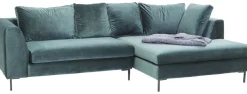 Narożniki*KARE Design Narożnik Gianna 290x167 Cm Zielony Prawy