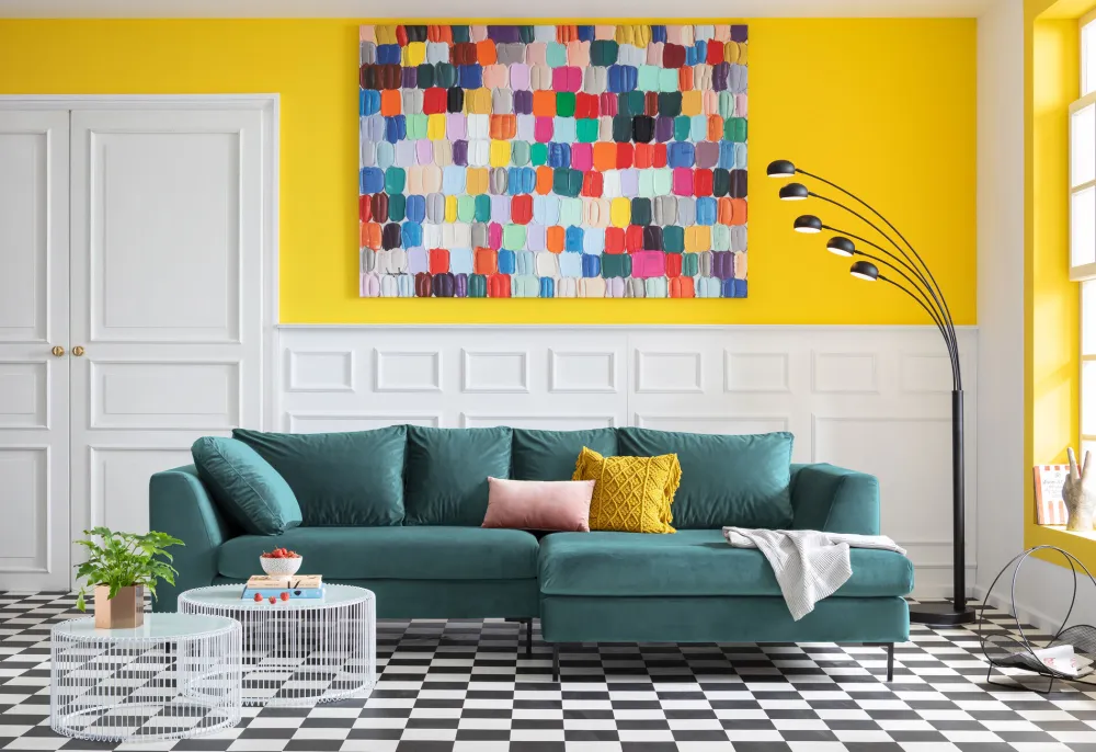 Narożniki*KARE Design Narożnik Gianna 290x167 Cm Zielony Prawy