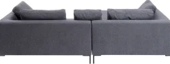 Narożniki*KARE Design Narożnik Gianni 290x167 Cm Szary Lewy - Nogi Czarne
