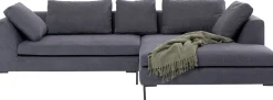 Narożniki*KARE Design Narożnik Gianni 290x167 Cm Szary Prawy - Nogi Czarne