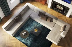 Sofy Modułowe|Narożniki*KARE Design Narożnik Infinity Chenille 100x100 Cm Prawy Szary