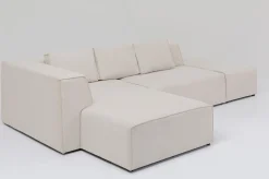 Narożniki*KARE Design Narożnik Infinity Ottomane 306x182 Cm Kremowy Lewy