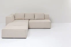Narożniki*KARE Design Narożnik Infinity Ottomane 306x182 Cm Kremowy Lewy