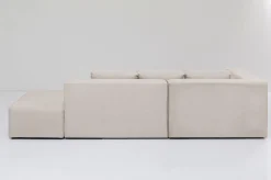 Narożniki*KARE Design Narożnik Infinity Ottomane 306x182 Cm Kremowy Lewy