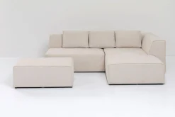 Narożniki*KARE Design Narożnik Infinity Ottomane 306x182 Cm Kremowy Prawy