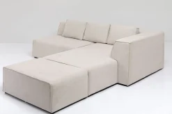 Narożniki*KARE Design Narożnik Infinity Ottomane 306x182 Cm Kremowy Prawy