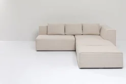 Narożniki*KARE Design Narożnik Infinity Ottomane 306x182 Cm Kremowy Prawy