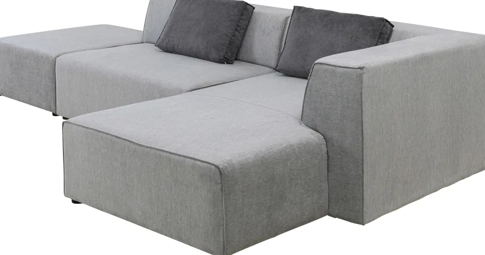 Sofy Modułowe|Narożniki*KARE Design Narożnik Infinity Szary 302x182 Cm Prawostronny