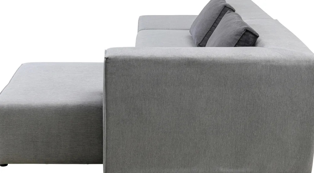 Sofy Modułowe|Narożniki*KARE Design Narożnik Infinity Szary 302x182 Cm Prawostronny