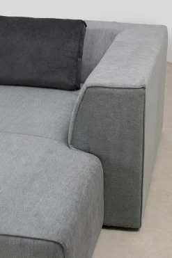 Sofy Modułowe|Narożniki*KARE Design Narożnik Infinity Szary 302x182 Cm Prawostronny