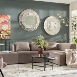 Narożniki*KARE Design Narożnik Infinity Velvet 306x182 Cm Taupe Lewy