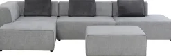 Narożniki*KARE Design Narożnik Modułowy Duży Szary Lewy 357x182 Cm