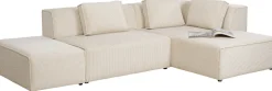 Narożniki*KARE Design Narożnik Modułowy Sztruksowy Kremowy Prawy 306x182 Cm