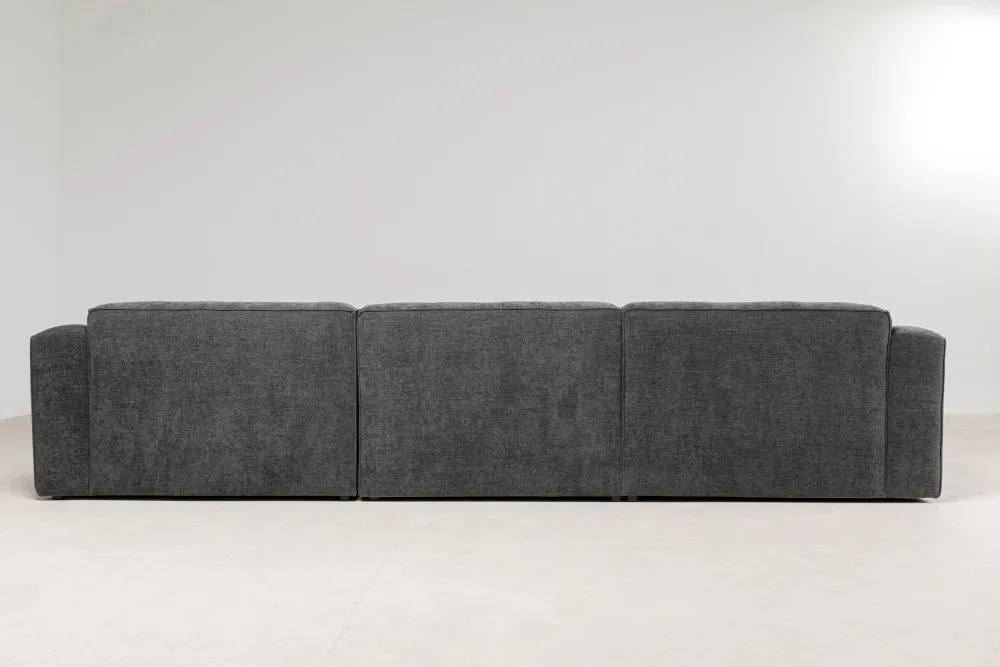 Narożniki*KARE Design Narożnik Modułowy Tapicerowany Szary Prawy 335x170 Cm