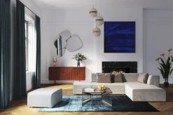 Narożniki*KARE Design Narożnik Modułowy Tapicerowany 306x182 Cm Szary