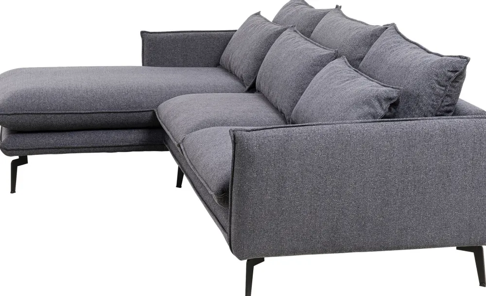 Narożniki*KARE Design Narożnik Monza 296x175 Cm Szary - Lewy