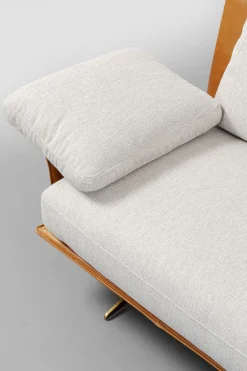 Narożniki*KARE Design Narożnik Nowoczesny Lewy Tkanina Szara Lniana I Skóra Semianilinowa 333x169 Cm