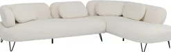 Narożniki*KARE Design Narożnik Peppo 286x196 Cm Biały Prawy