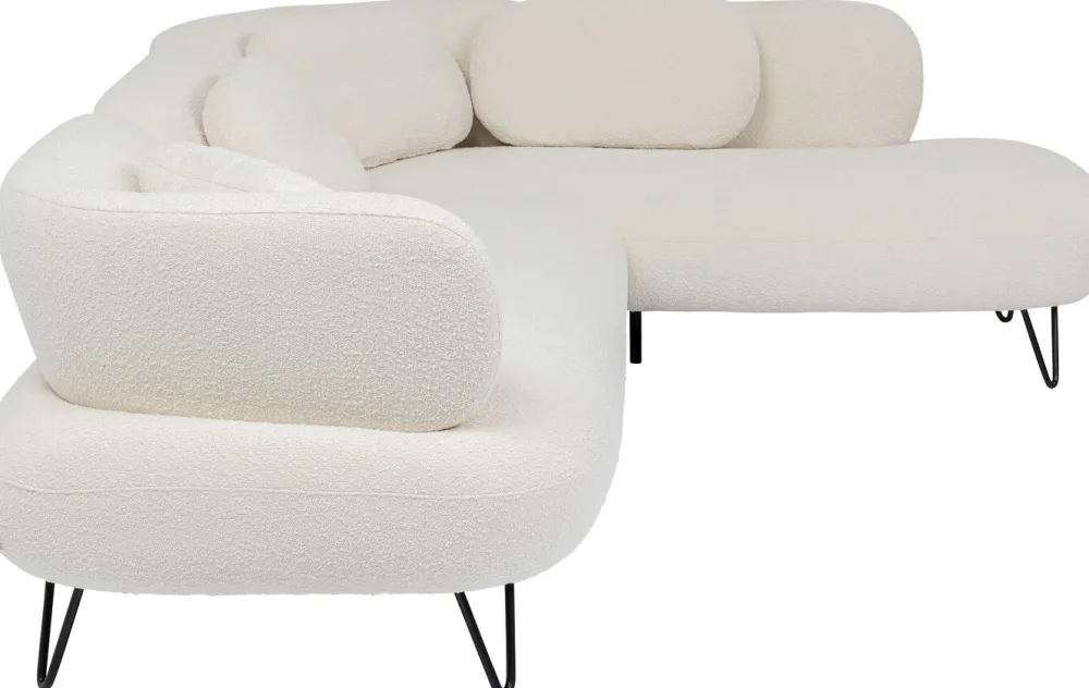 Narożniki*KARE Design Narożnik Peppo 286x196 Cm Biały Prawy