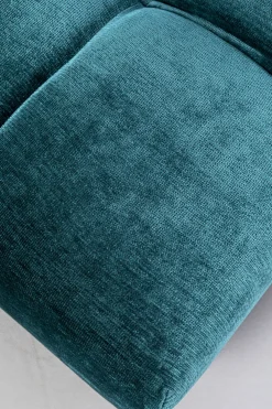 Narożniki*KARE Design Narożnik Prawy Ciemnozielony Welurowy Nogi Czarne 250x200 Cm