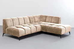 Narożniki*KARE Design Narożnik Prawy Kremowy Nogi Czarne 250x200 Cm