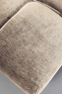 Narożniki*KARE Design Narożnik Prawy Kremowy Nogi Czarne 250x200 Cm