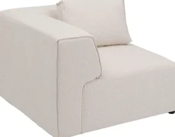 Sofy Modułowe|Narożniki*KARE Design Narożnik Tapicerowany Kremowy Moduł Prawy 100x100 Cm
