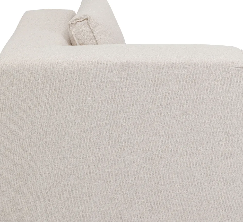 Sofy Modułowe|Narożniki*KARE Design Narożnik Tapicerowany Kremowy Moduł Prawy 100x100 Cm