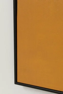 Obrazy*KARE Design Obraz Abstrakcyjne Kształty żółty 113x113 Cm