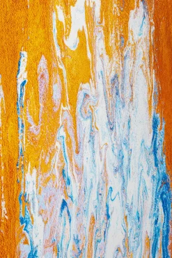 Obrazy*KARE Design Obraz Abstrakcyjny Do Salonu Pomarańczowy Duży 120x180 Cm