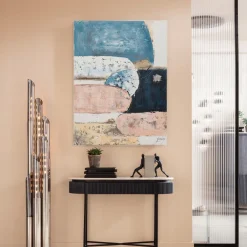 Obrazy*KARE Design Obraz Abstrakcyjny Do Salonu Kolorowy Ręcznie Malowany 90x120 Cm