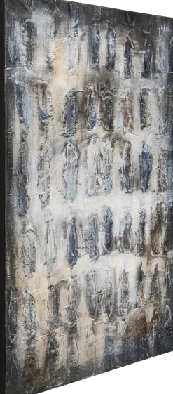 Obrazy*KARE Design Obraz Abstrakcyjny Do Salonu Szary 90x120 Cm