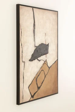 Obrazy*KARE Design Obraz Abstrakcyjny Odcienie Brązu 80x120 Cm