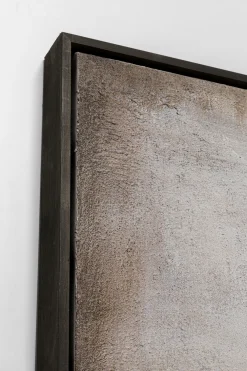Obrazy*KARE Design Obraz Abstrakcyjny Ręcznie Malowany żółty 90x120 Cm