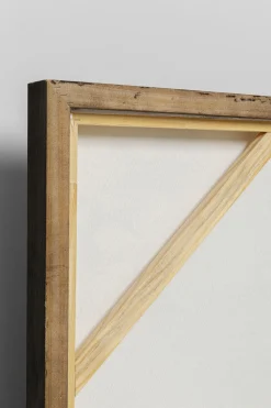 Obrazy*KARE Design Obraz Abstrakcyjny Ręcznie Malowany żółty 90x120 Cm